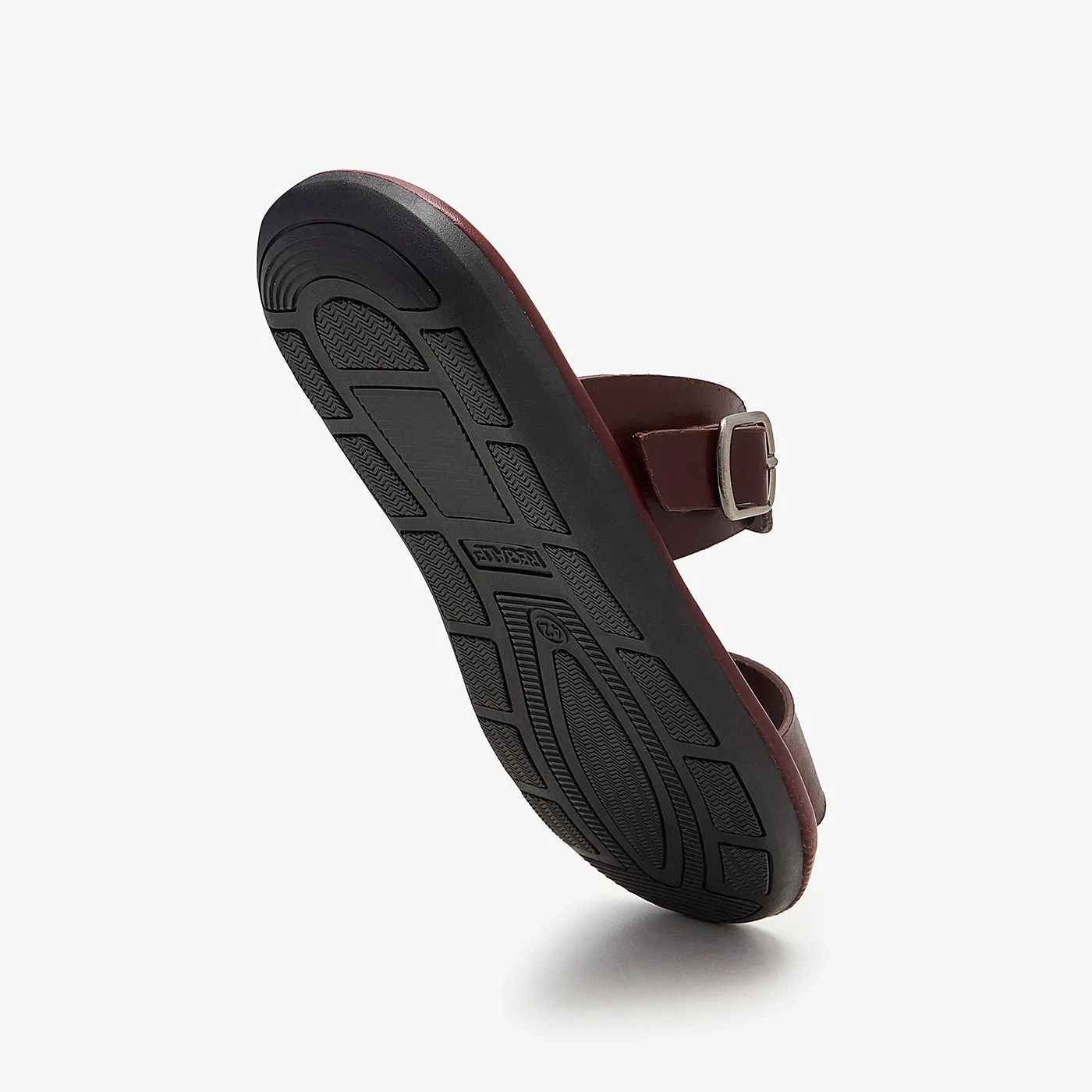 Double Strap Leather Chappal