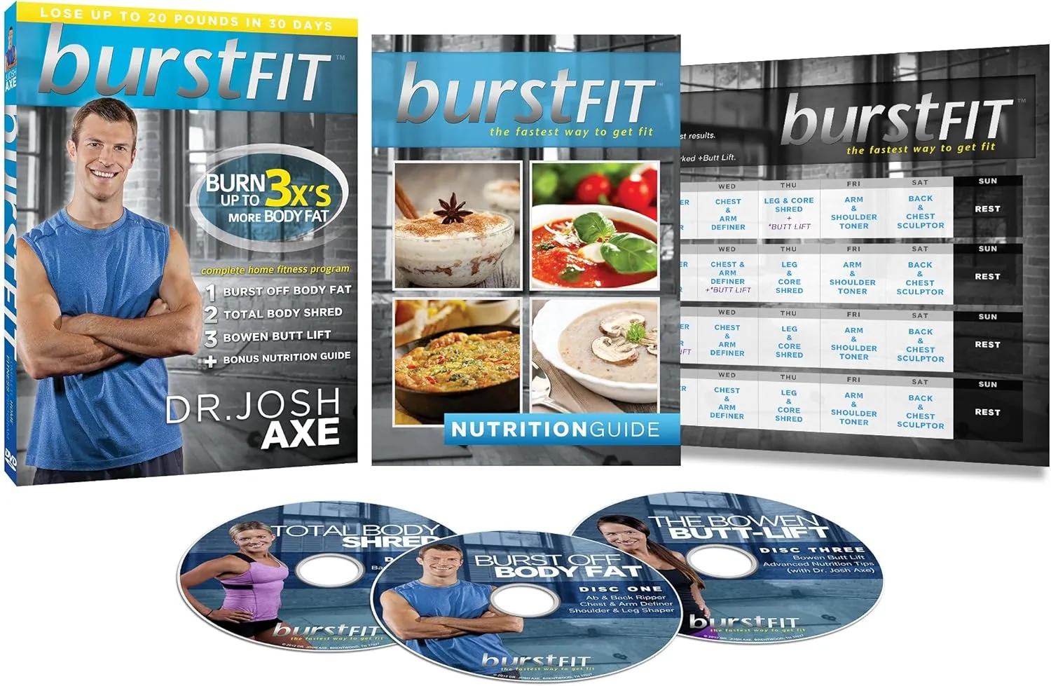 Dr. Josh Axe's Complete Home Fitness Workout DVD Program