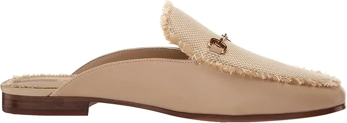 Dress On Toe Fray Sandshell Sam Easy returns Best-in-class Shoes Edelman Flat Slip Linnie Round Mules