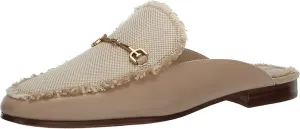 Dress On Toe Fray Sandshell Sam Easy returns Best-in-class Shoes Edelman Flat Slip Linnie Round Mules