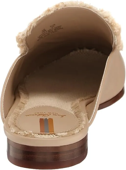 Dress On Toe Fray Sandshell Sam Easy returns Best-in-class Shoes Edelman Flat Slip Linnie Round Mules