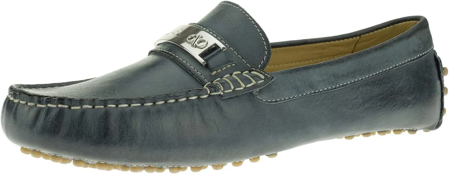 DTI BB Signature Mens Drenot Leather Slip-On Driving Shoes Moccasin Loafer