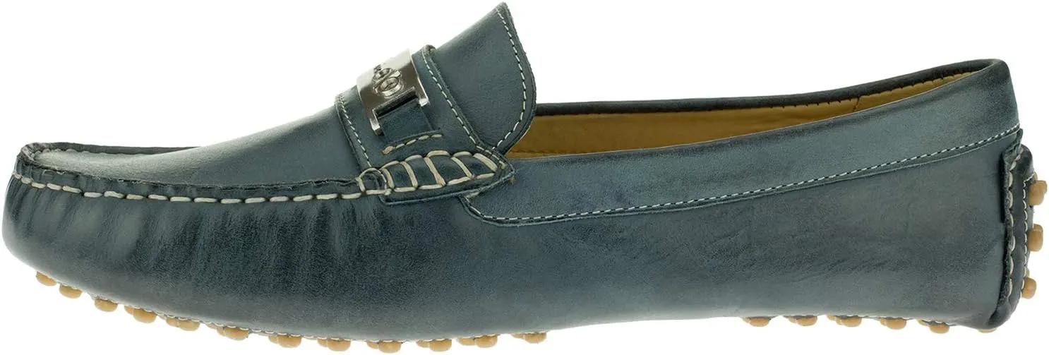 DTI BB Signature Mens Drenot Leather Slip-On Driving Shoes Moccasin Loafer