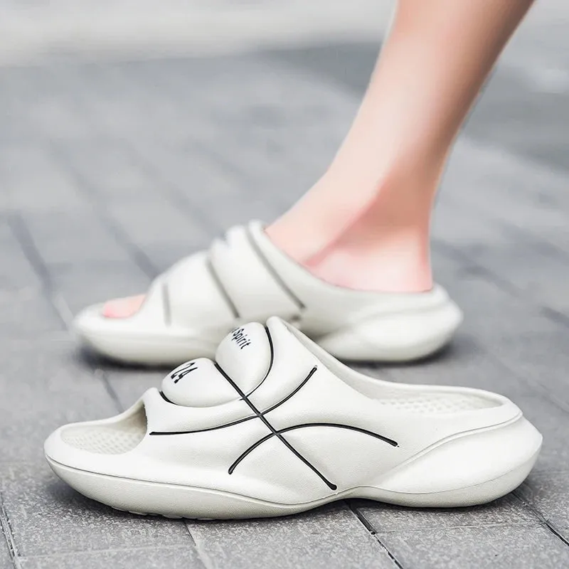 dual purpose anti slip trendy basketball Slippers