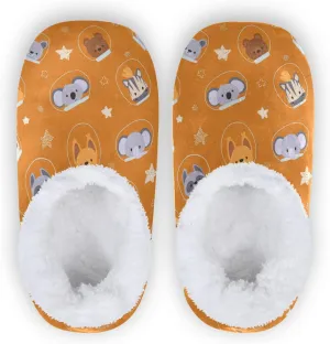 Dussdil Home Winter Slippers Spa Travel House Slipper Soft Memory Foam Slipper Non Slip for Hotel Bedroom Shoes Slippers