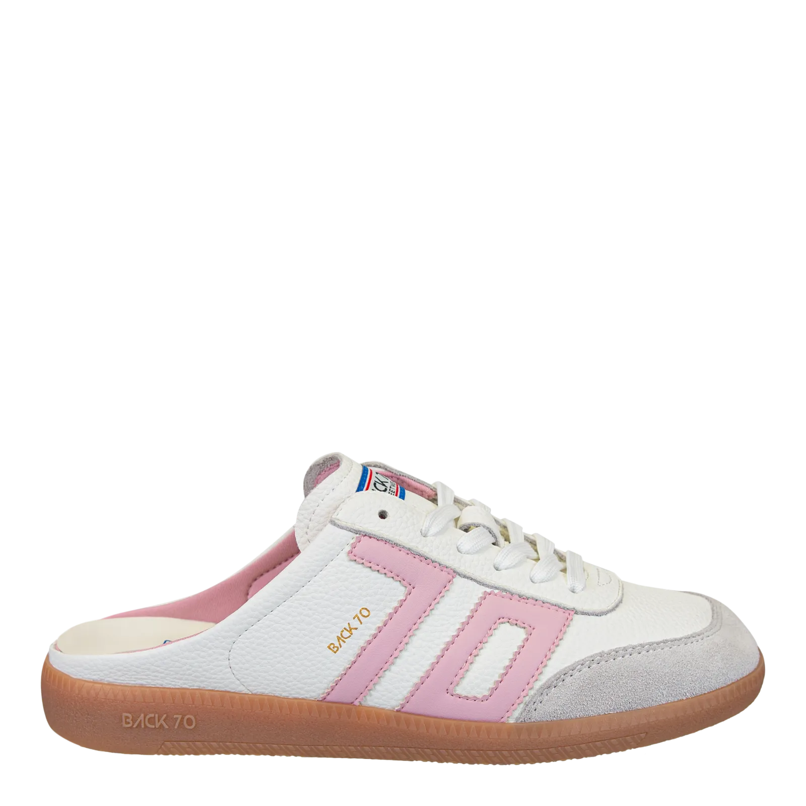 EASTER in WHITE PINK Backless Sneakers