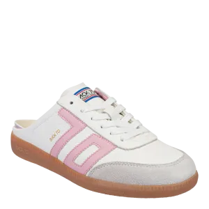 EASTER in WHITE PINK Backless Sneakers