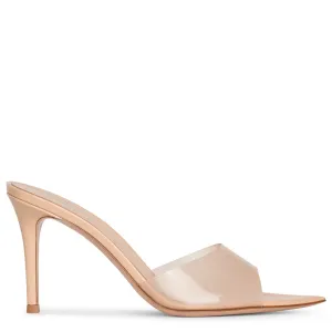 Elle 85 plexi patent mules