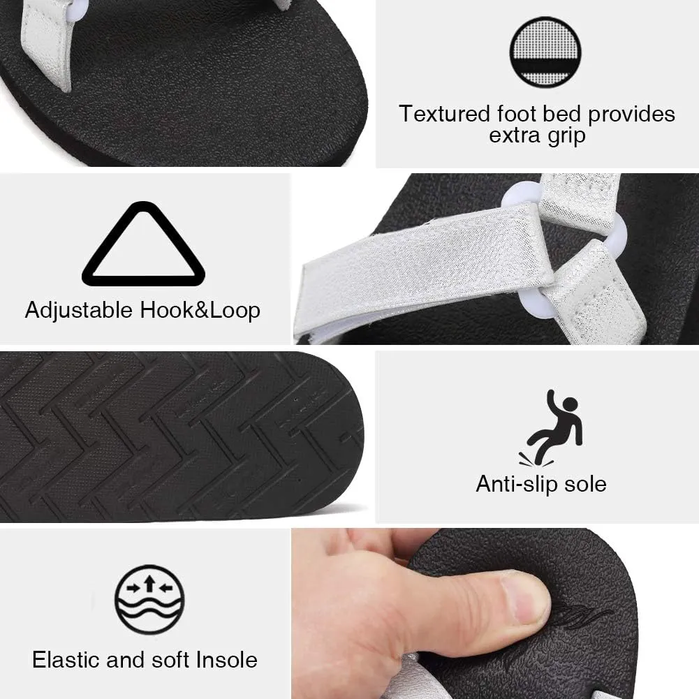 EQUICK Women’s Arch Support Athletic Sandal Yoga Mat Insole Beach Shoes Outdoor Sports and Indoor