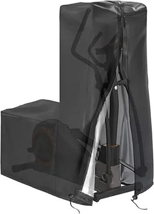 Exercise Machine Cover - Weatherproof Elliptical Dust Shield, Anti UV Outdoor Protector | Durablle Oxford Fabric Cover, Wind Resistant Fitness Gear Wrap for Horizontal Trainer, Backyard, Garage