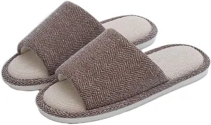 Fabric Slippers Indoor and Outdoor Slippers, Non-Slip Four Seasons Soft Bottom Slippers, Couple Slippers Men and Women Slippers