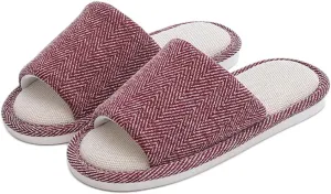 Fabric Slippers Indoor and Outdoor Slippers, Non-Slip Four Seasons Soft Bottom Slippers, Couple Slippers Men and Women Slippers