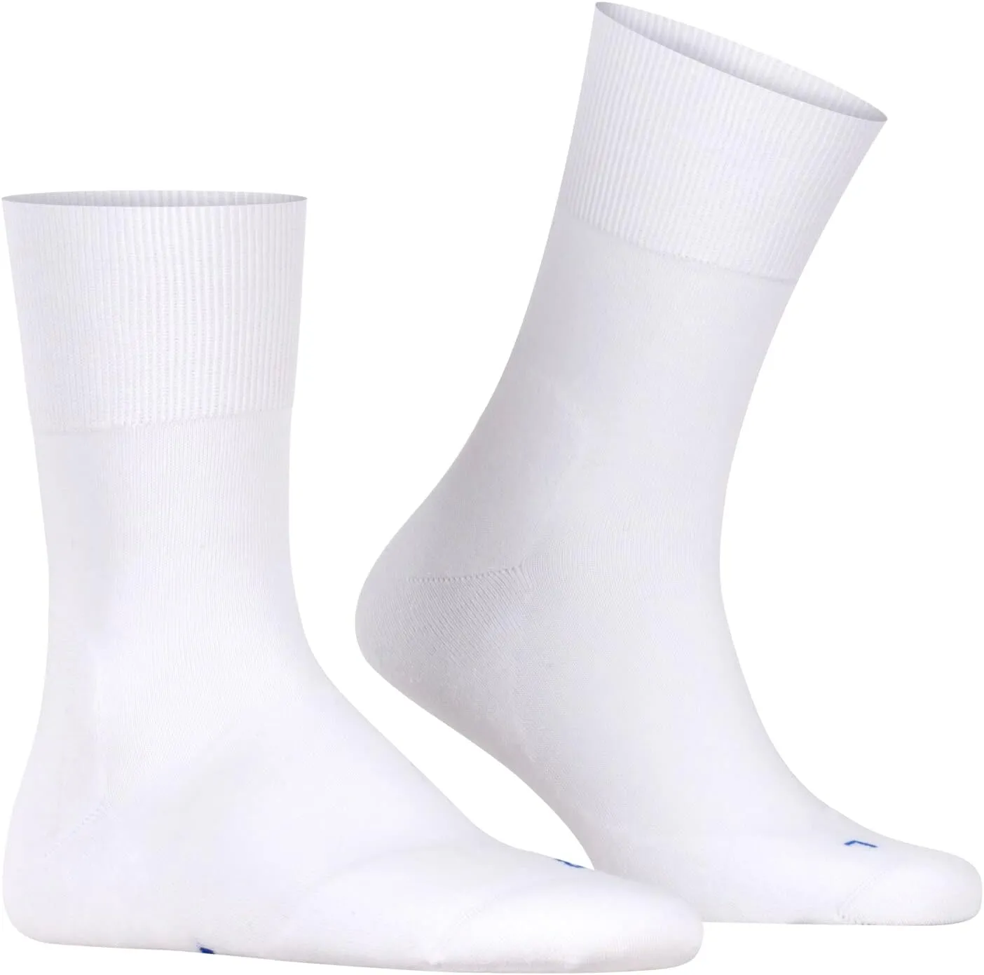 FALKE Unisex Run Cotton Socks, Blue (Navy Blue Melange 6490), 10.5-11.5