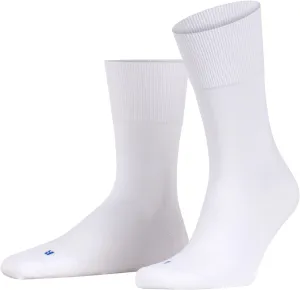 FALKE Unisex Run Cotton Socks, Blue (Navy Blue Melange 6490), 10.5-11.5