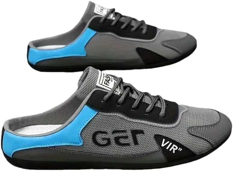 Fashionable Mens Slip On Shoes for Spring Summer, Casual Indoor & Outdoor Walking Mules Sneakers, Non-Slip Comfortable Loafers for Work/Hiker/Trekking