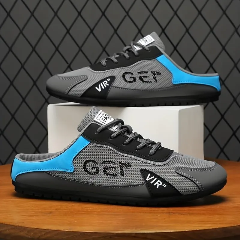 Fashionable Mens Slip On Shoes for Spring Summer, Casual Indoor & Outdoor Walking Mules Sneakers, Non-Slip Comfortable Loafers for Work/Hiker/Trekking