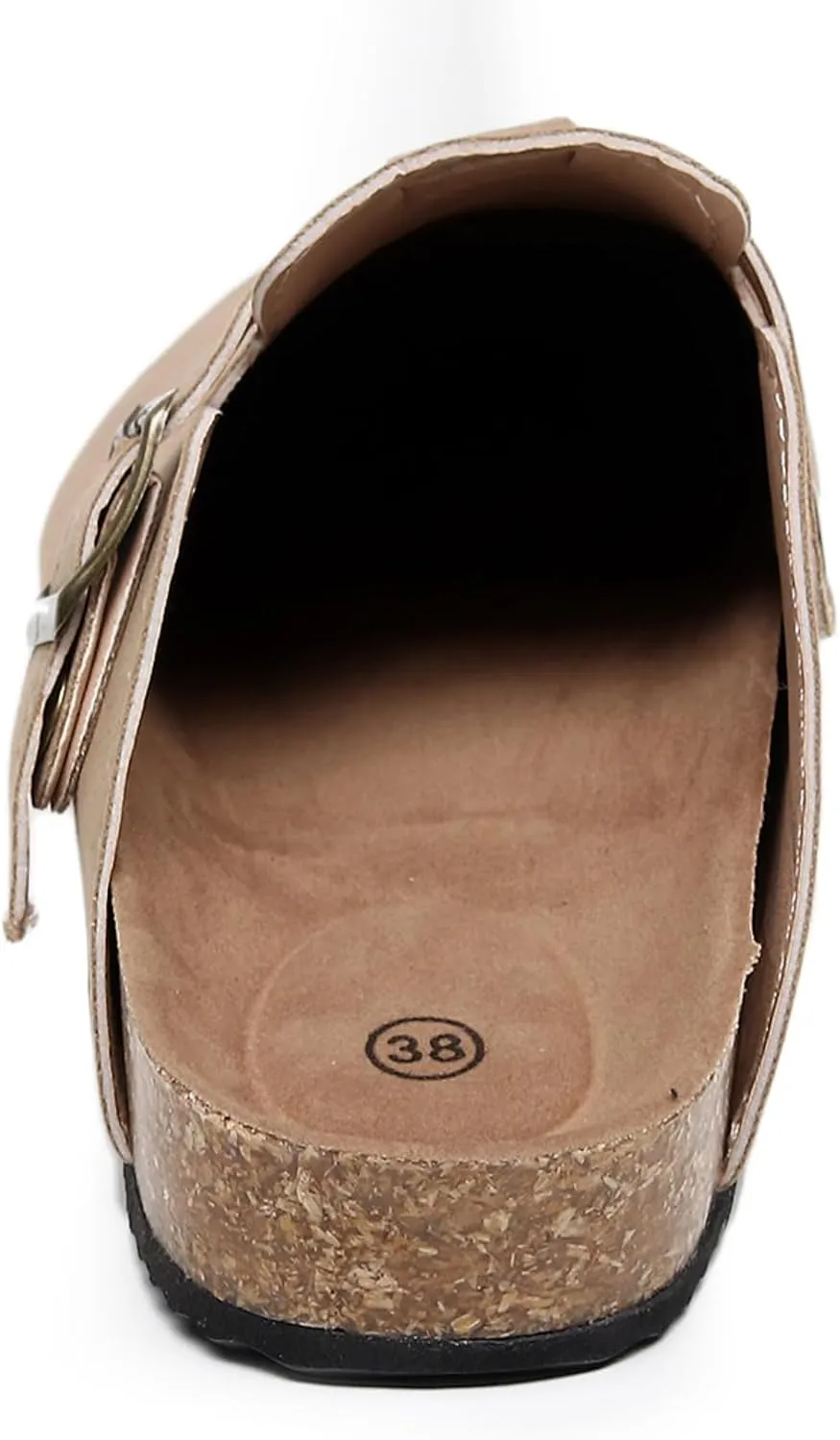FAYUEKEY Suede Clogs for Women Footbed Mules with Arch Support