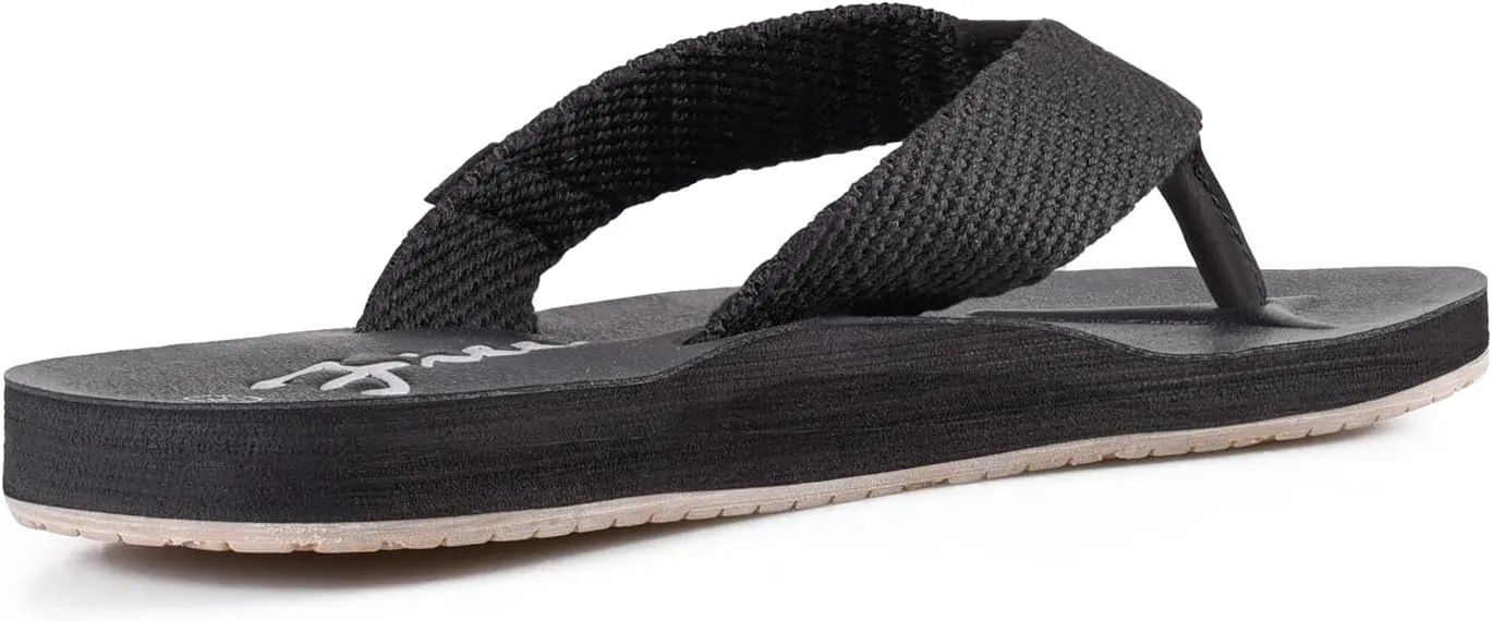 FIEEIF Mens Casual Flip Flops Comfortable Arch Support Outdoor Thong Slide Sandals Fashion Beach Slippers for Men