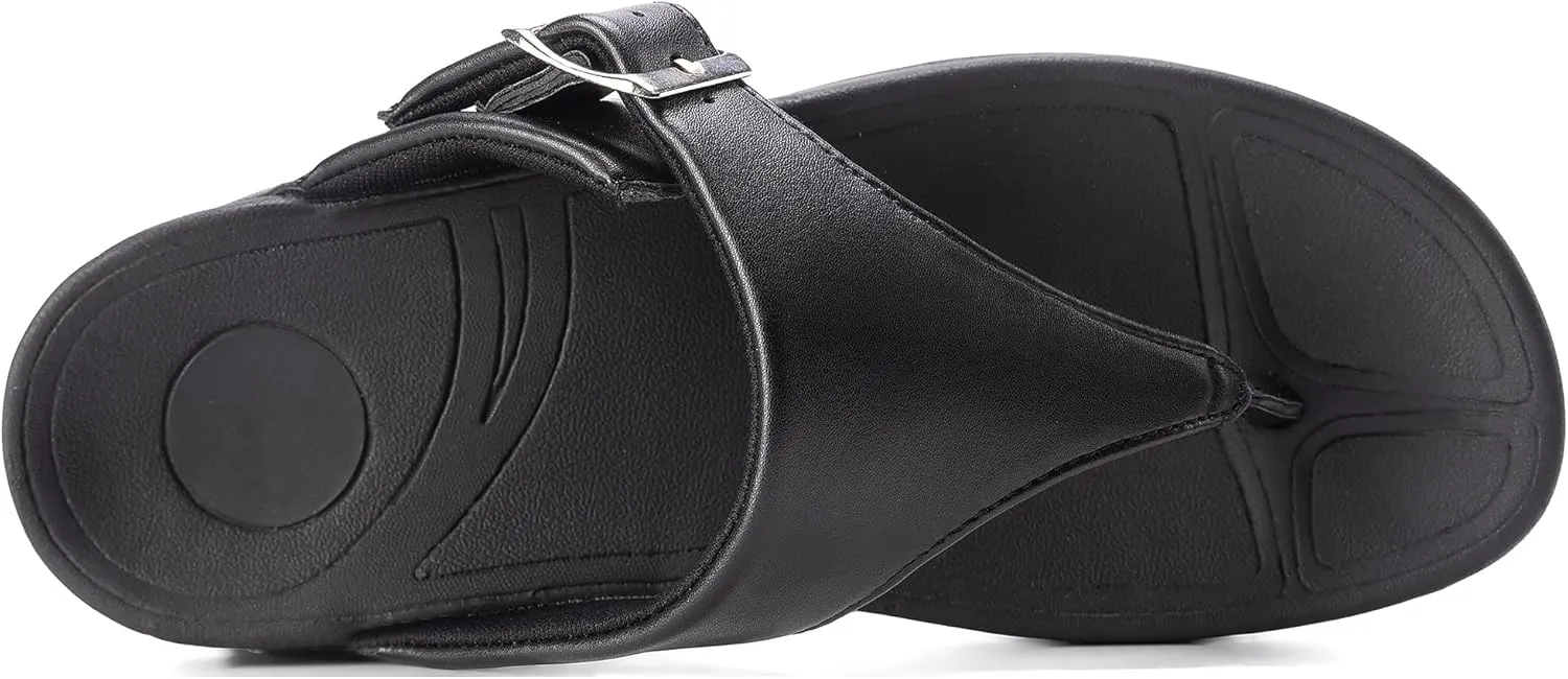 Flip Flops sandals Women Thong Sandals Arch Support Soft Flip Flop Sandal Non-Slip Beach Wedge Sandal