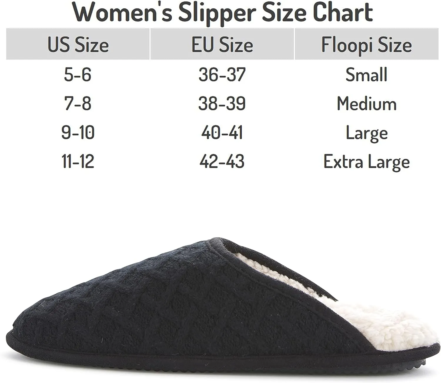 Floopi Slippers for Women Kelly Indoor Outdoor Plaid Faux Sherpa Fur Lined Scuff Slipper W/Memory Foam