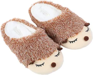 Fluffy Rainbow Unicorn Slippers for Women Anti-Slip Slippers Unicorn Gifts for Girls
