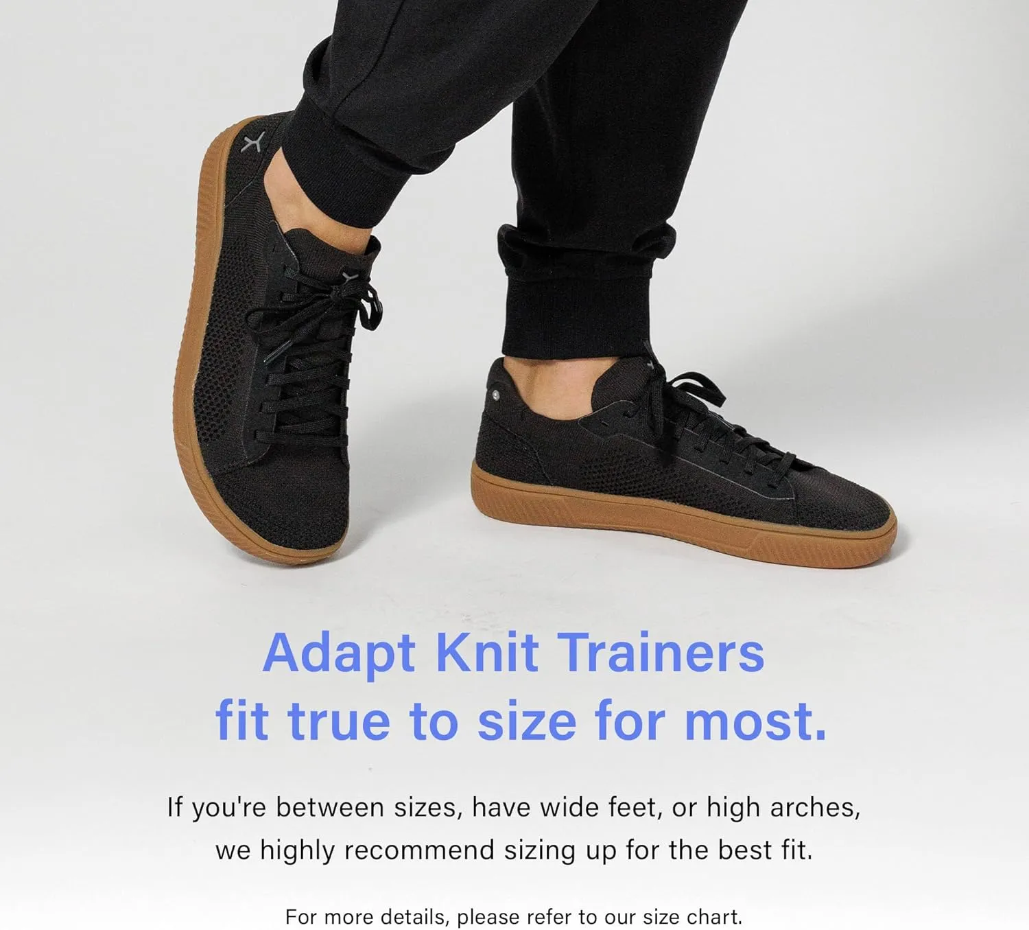 FLUX FOOTWEAR Adapt Knit Trainer – Wide Toe Box Shoe with Earth-Link Grounding, Zero-Drop Sole, Breathable Knit Upper & Machine Washable – Perfect for Daily Wear & Light Training