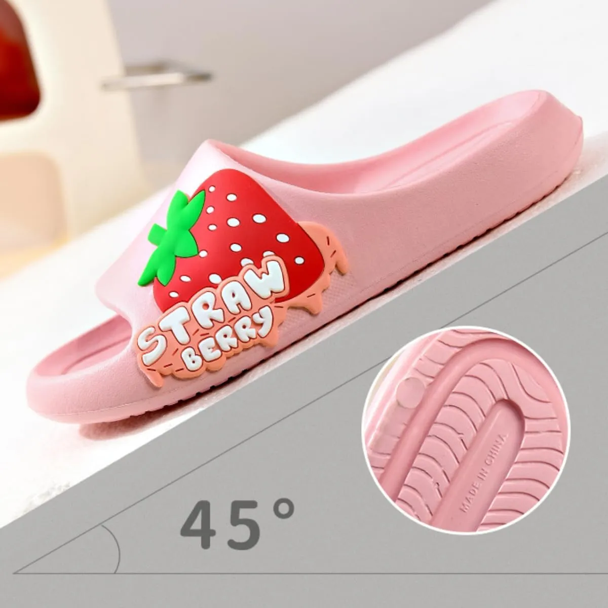 Fruit Slippers Cute Preppy Slipper Home Bathroom Slippers Indoor Slippers For Women Men Girls