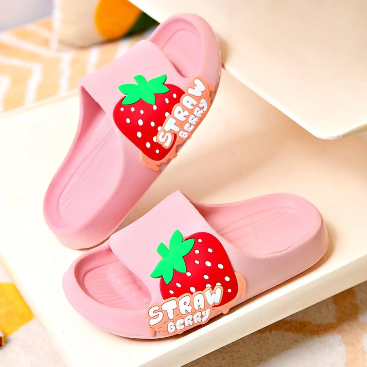 Fruit Slippers Cute Preppy Slipper Home Bathroom Slippers Indoor Slippers For Women Men Girls