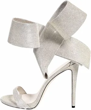 FSJ Women Bowknot Pumps D'Orsay Open Toe Ankle Strap Stiletto High Heel Sandal Wedding Party Dress Shoes Size 4-16 US