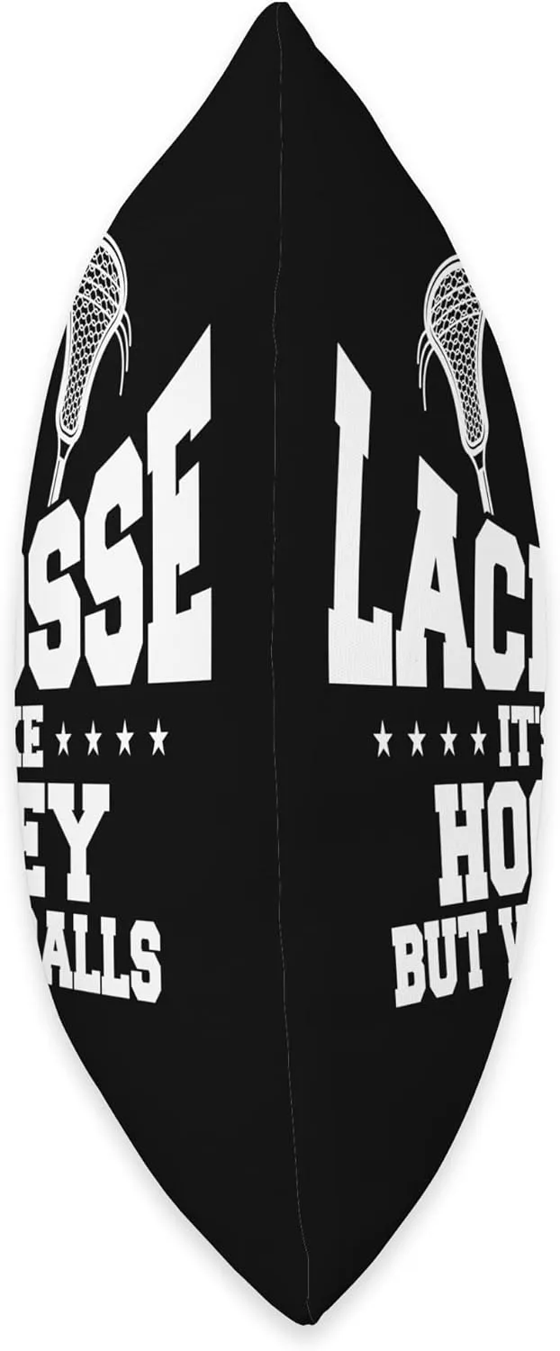 Funny Lacrosse Saying Player Team Trainer Lacrosse Throw Pillow