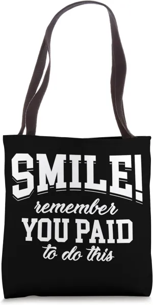 Funny Marathon Triathlon Spectator Sign Sports Lovers Outfit Tote Bag