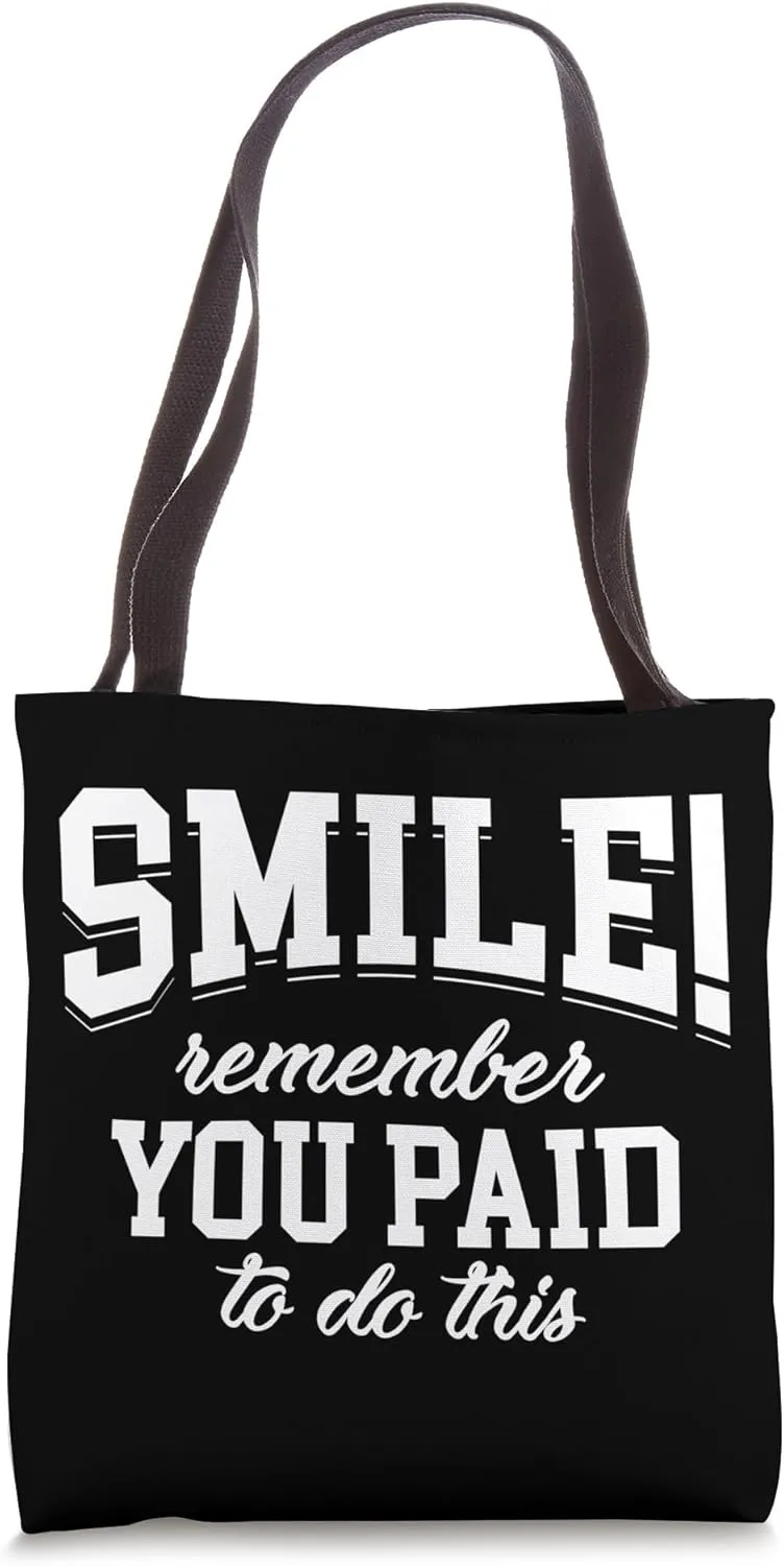 Funny Marathon Triathlon Spectator Sign Sports Lovers Outfit Tote Bag