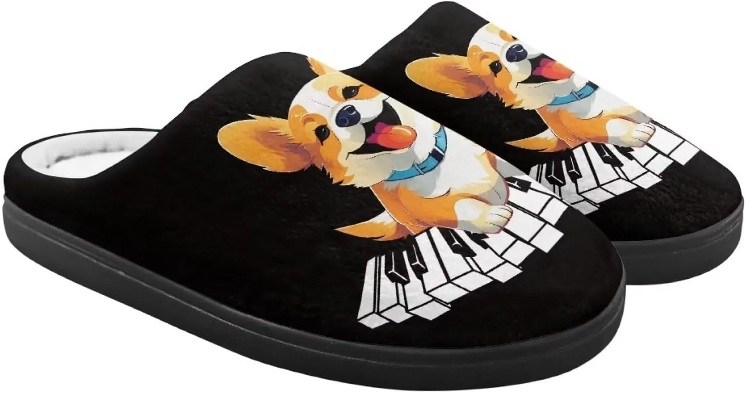 Fuzzy Slippers for Boys Girls Non-slip House Slipper Winter Bedroom Shoes for Little Kids