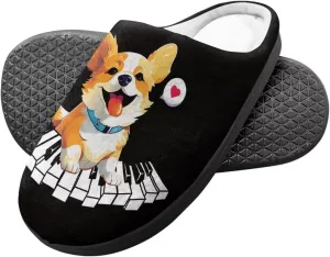 Fuzzy Slippers for Boys Girls Non-slip House Slipper Winter Bedroom Shoes for Little Kids