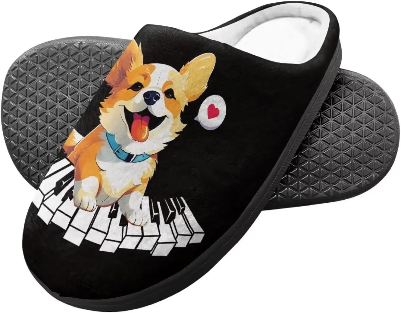 Fuzzy Slippers for Boys Girls Non-slip House Slipper Winter Bedroom Shoes for Little Kids