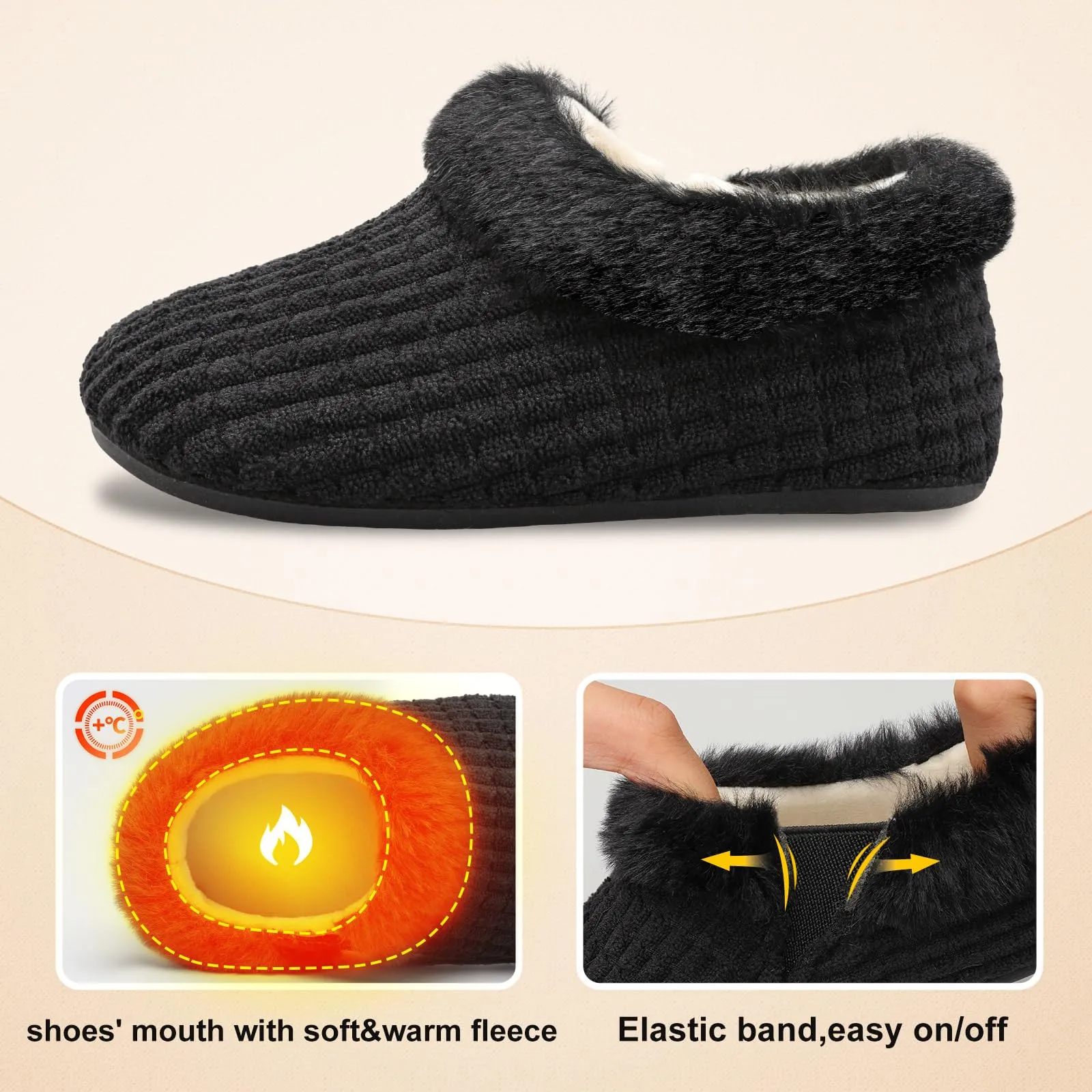 Fuzzy Toddler House Slippers