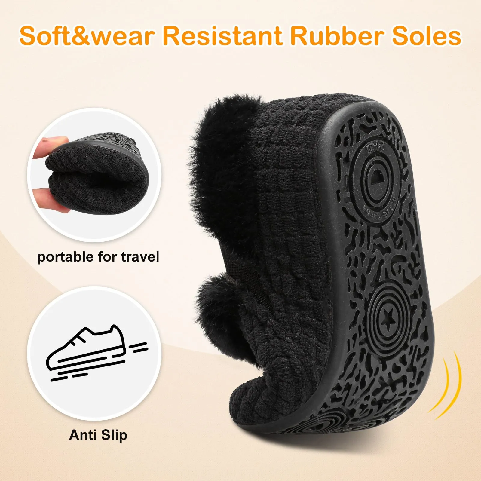 Fuzzy Toddler House Slippers