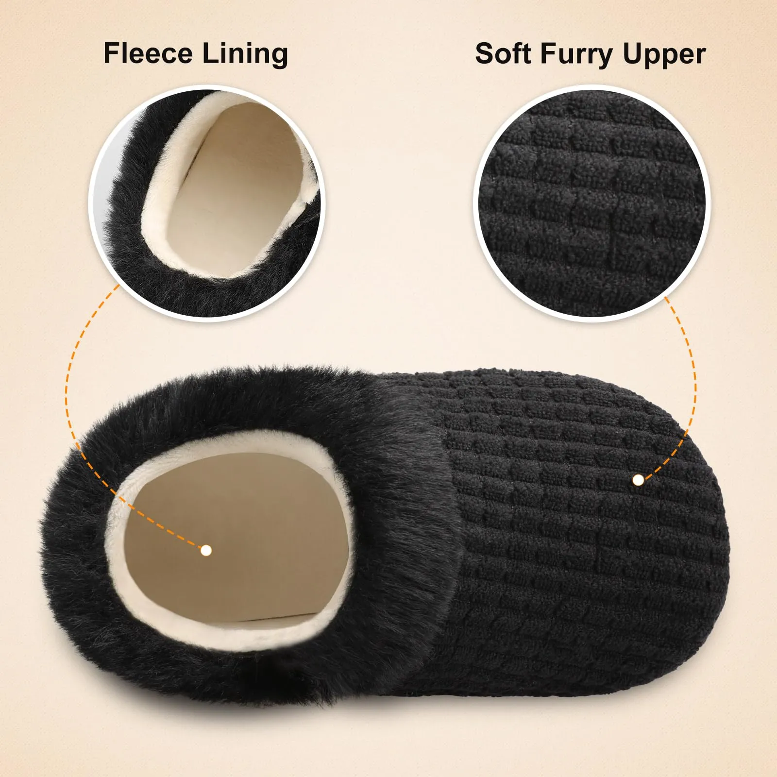 Fuzzy Toddler House Slippers