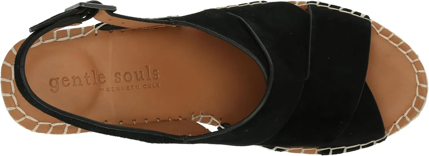 Gentle Souls by Kenneth Cole Women's Claudia Espadrille Wedge Sandal