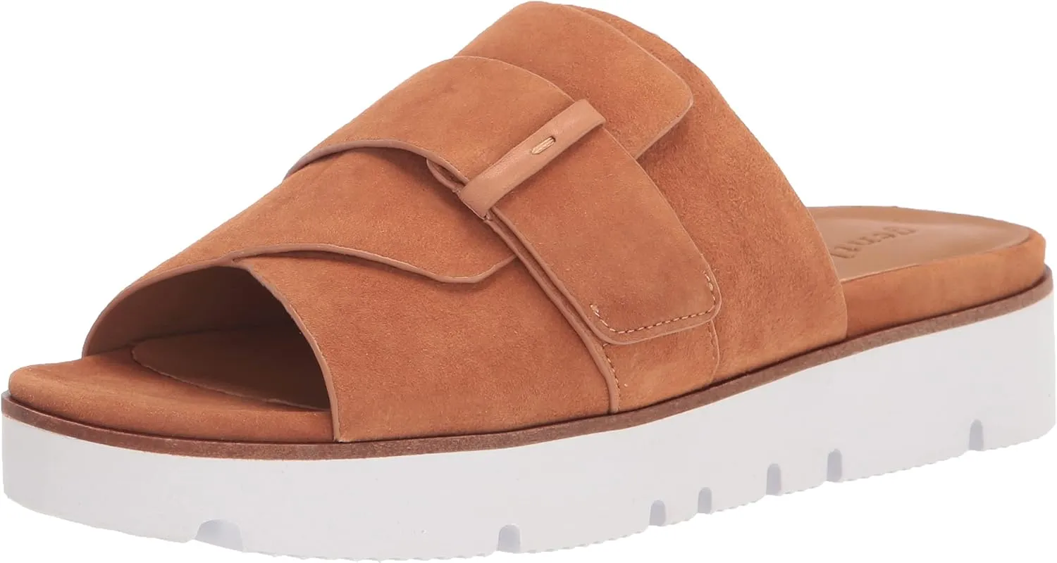 Gentle Souls by Kenneth Cole Women's Lavern Lightweight Platform Strap Slide Sandal