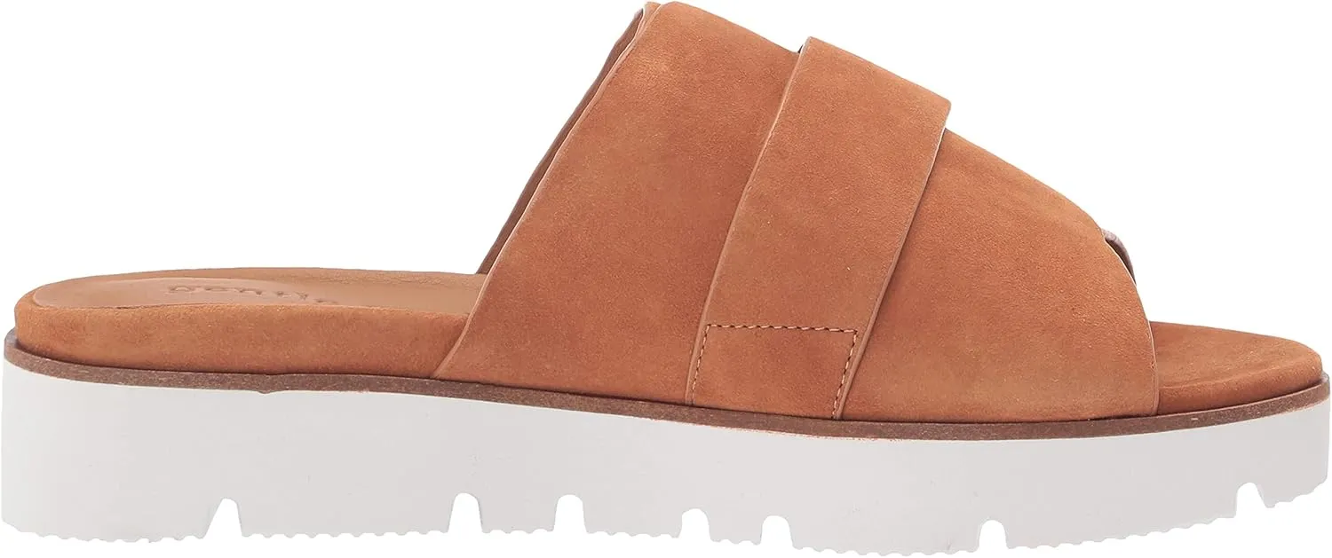 Gentle Souls by Kenneth Cole Women's Lavern Lightweight Platform Strap Slide Sandal
