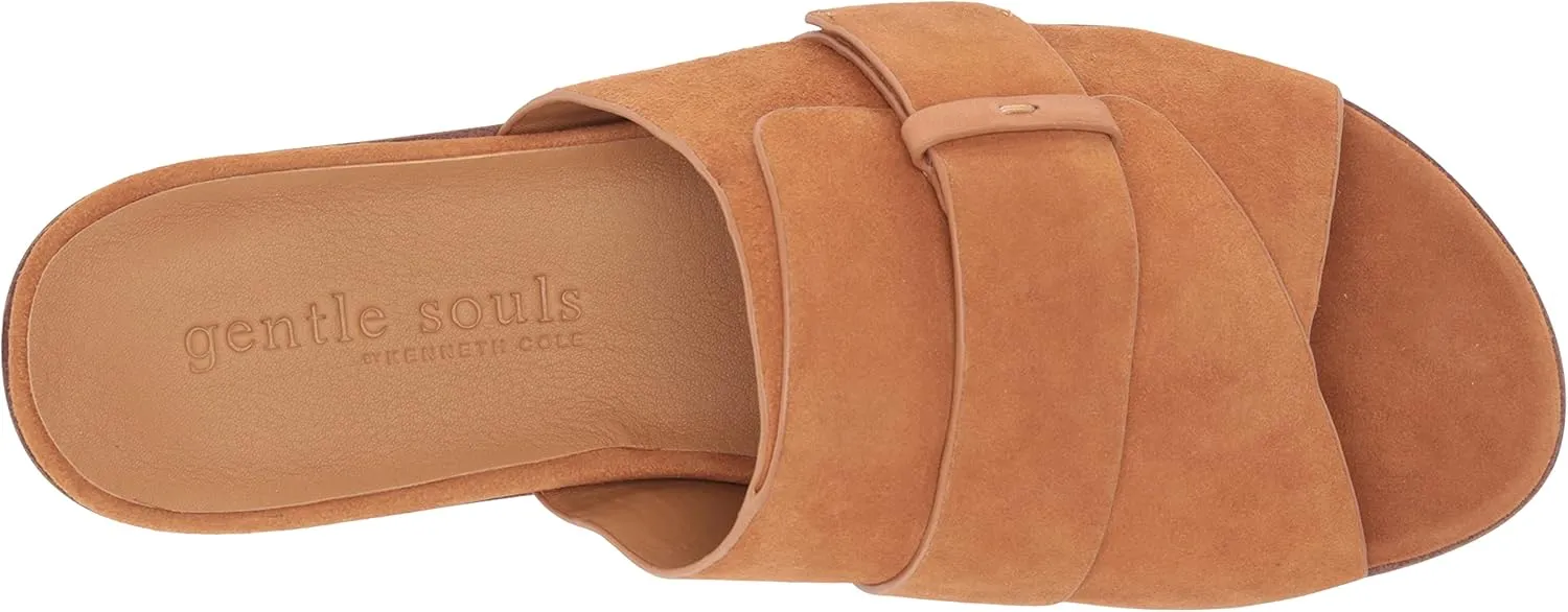 Gentle Souls by Kenneth Cole Women's Lavern Lightweight Platform Strap Slide Sandal