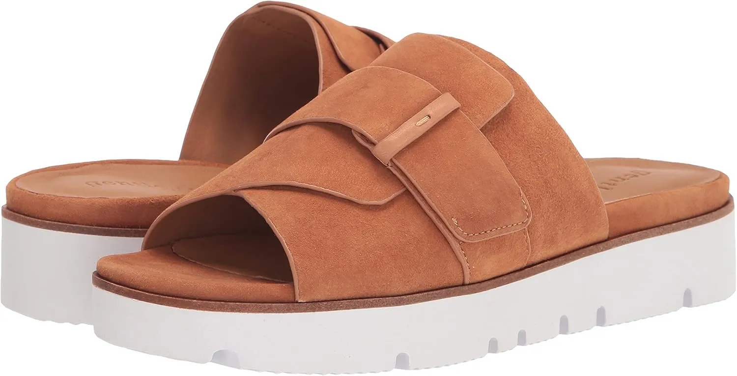 Gentle Souls by Kenneth Cole Women's Lavern Lightweight Platform Strap Slide Sandal