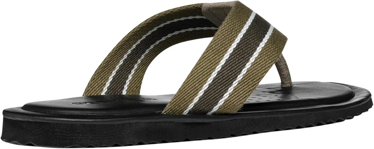 Geox Men's Flat Slide Sandal