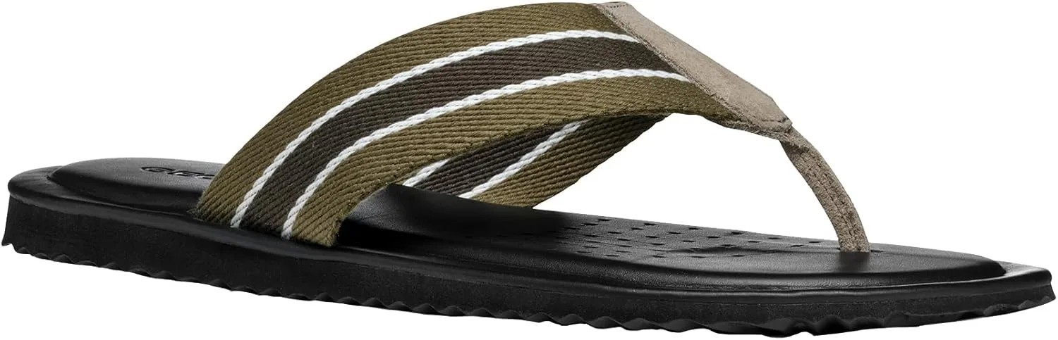 Geox Men's Flat Slide Sandal