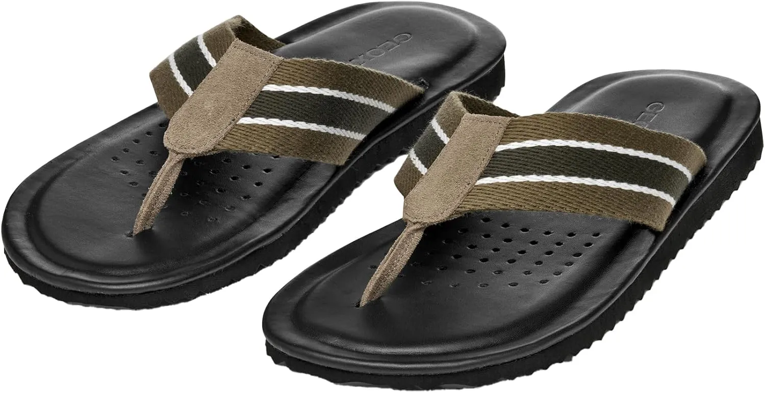Geox Men's Flat Slide Sandal