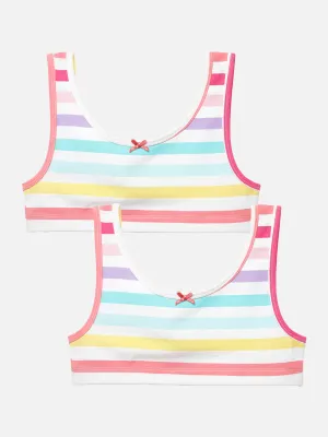 GIRLS TRAINER BRA, RAINBOW DREAMS/RAINBOW DREAMS
