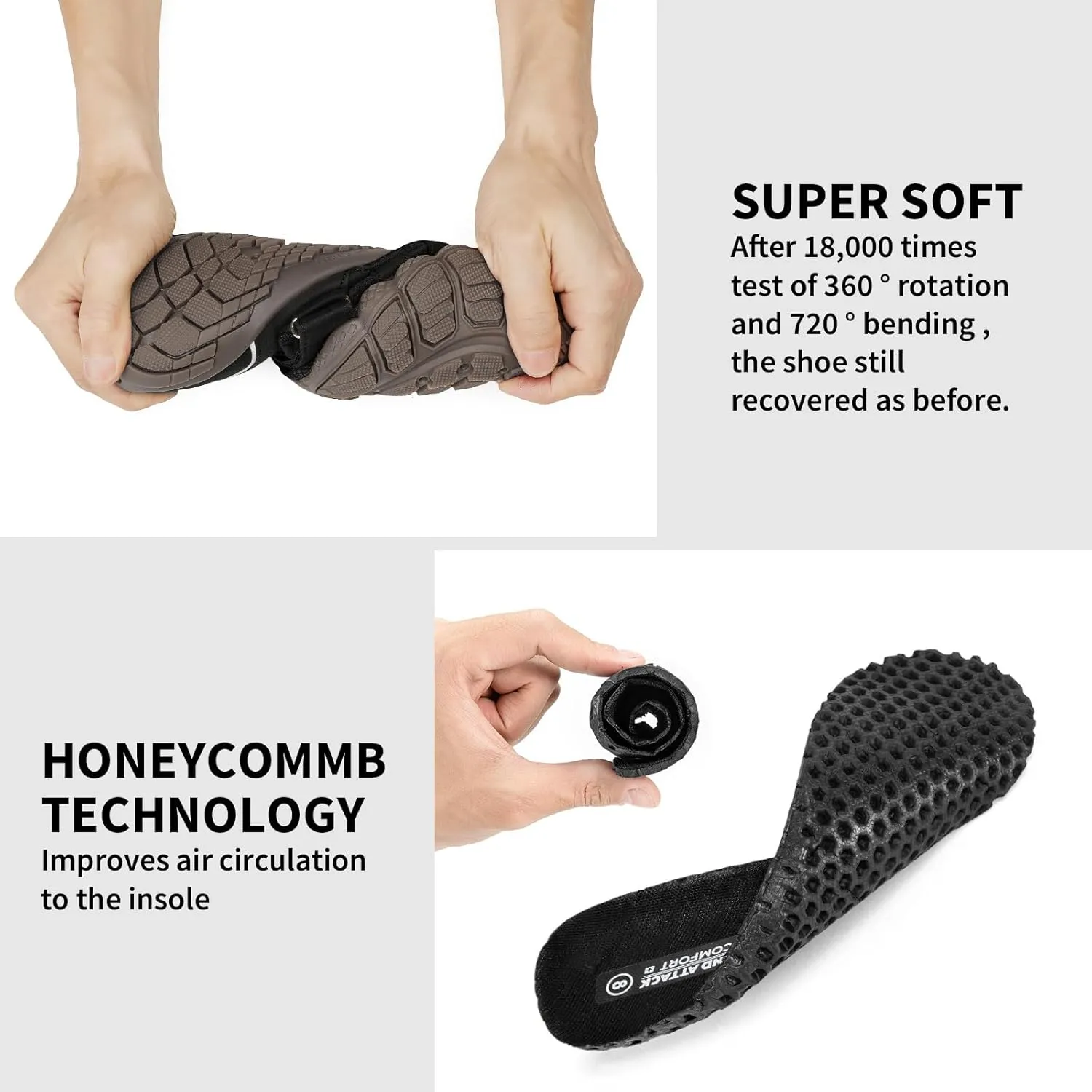 Grand Attack Barefoot Shoes Men Wide Toe Box Zero Drop Men's Trail Running Cross-Trainer Wrestling Boxing Weightlifting Walking Shoes