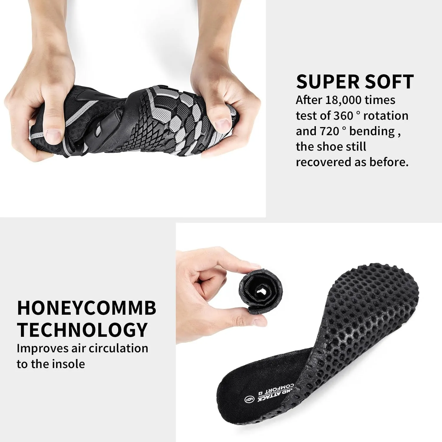 Grand Attack Barefoot Shoes Women Minimalist Zero Drop Lightweight Cross-Trainer for Wrestling Boxing Weightlifting Walking Shoes