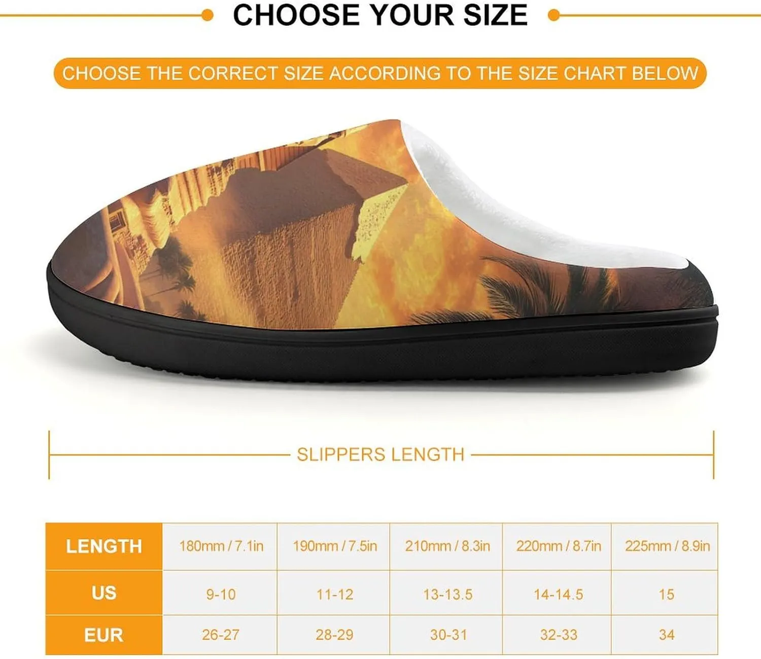 Great Sphinx And Pyramids of Giza Ancient Egypt Slippers Non-slip House Slippers Home Shoes Indoor Outdoor Slippers For Girls Boys